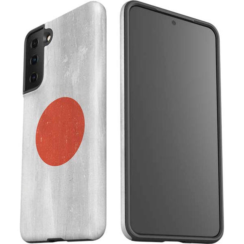 Japanese Flag Distressed Galaxy S21 Plus 5G Pro Case